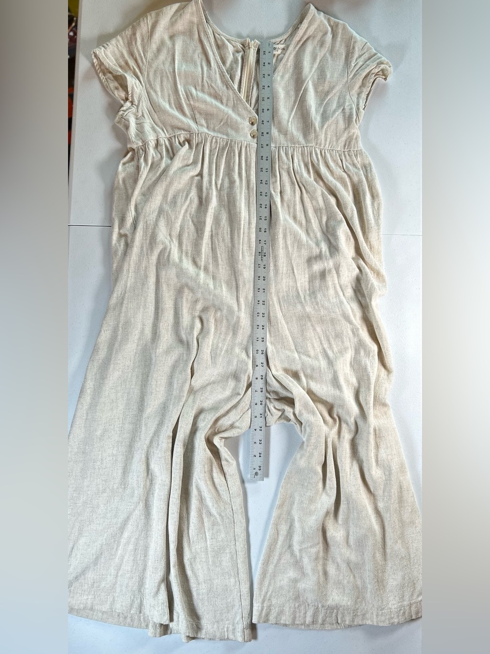 NATURAL LIFE Light Gray Soft Wide-Leg Jumpsuit - Picture 6 of 13